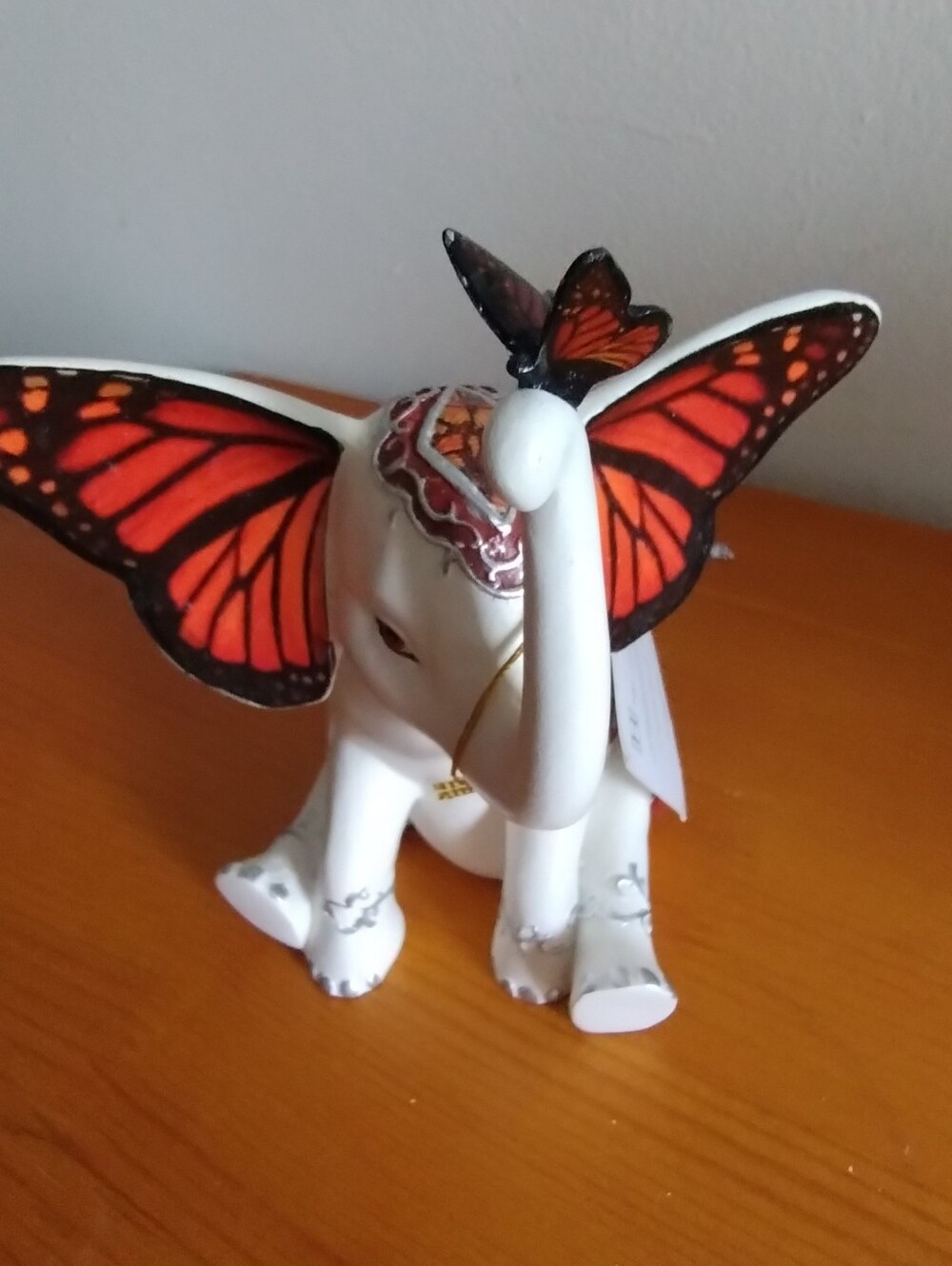 The Hamilton Collection Magical Monarch Wing Of Enchantment Elephant Collection